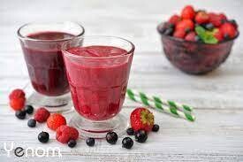 Rode vruchten smoothie