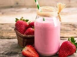 Aardbij smoothie