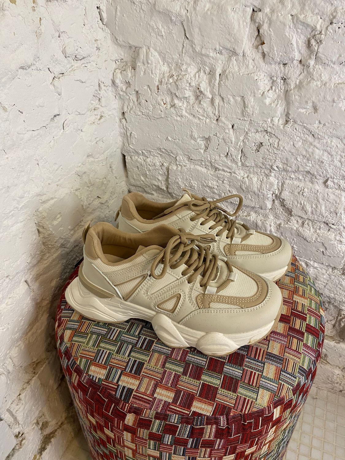 Sneakers beige/crème