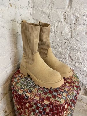 Laarzen suède - beige