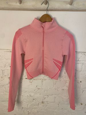Yogavestje roze - textuurstofje