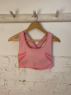 Yogatop - sport bh roze - textuurstof