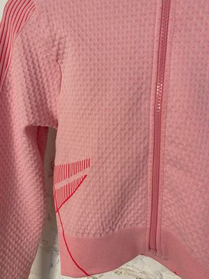 Yogavestje roze - textuurstofje