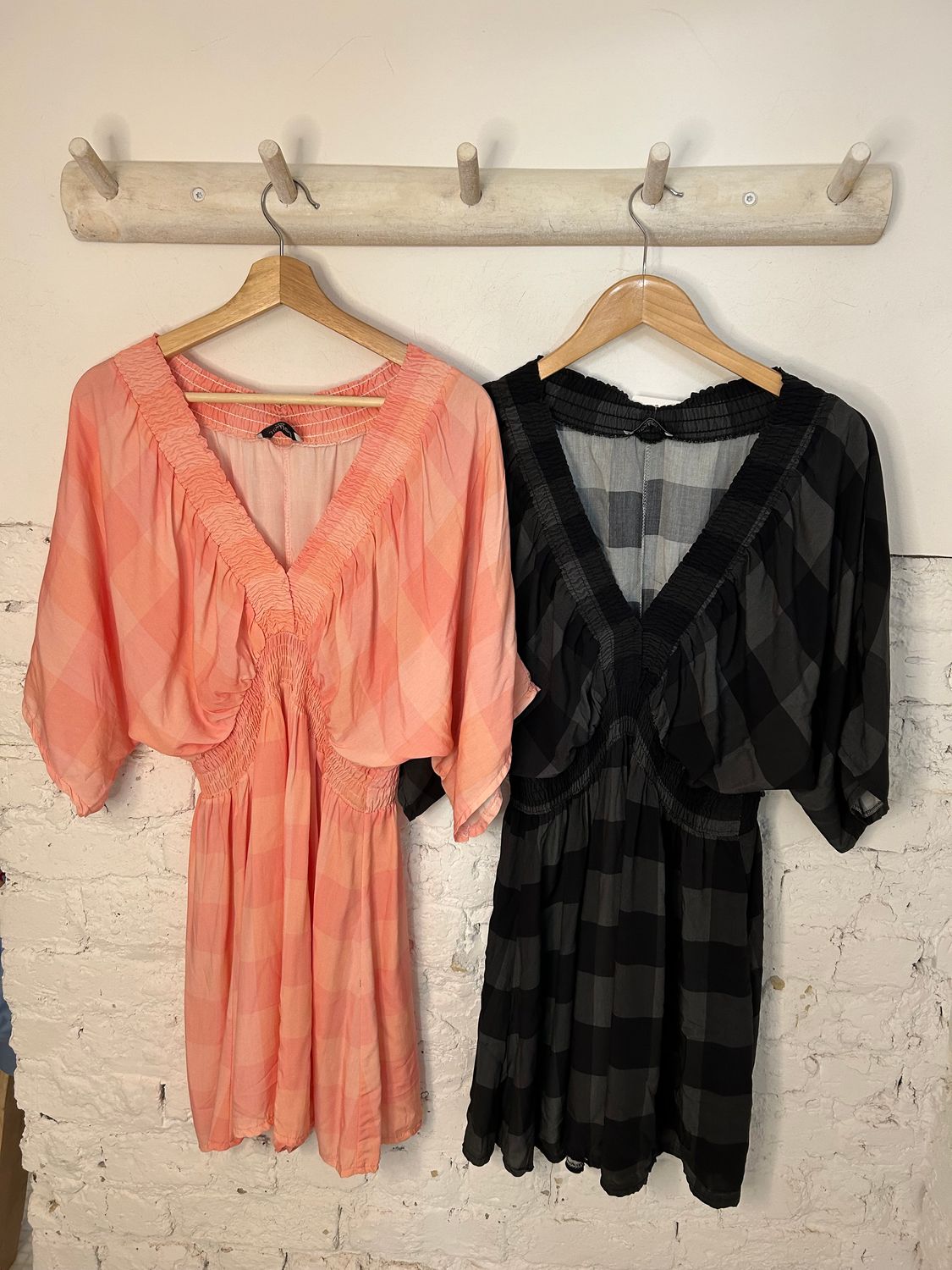 Jumpsuit Shortje - zwart/zalm - TU
