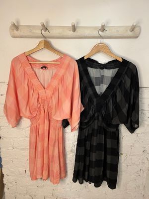 Jumpsuit Shortje - zwart/zalm - TU