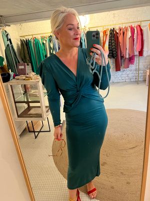 Kleedje groen party one size
