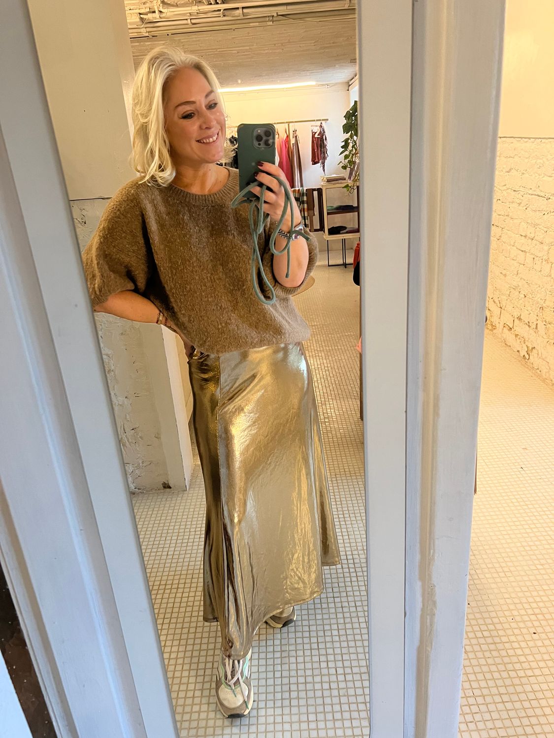 Shiny Party rok one size rek bovenaan