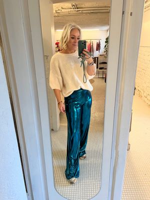 Party shiny broek one size rek bovenaan