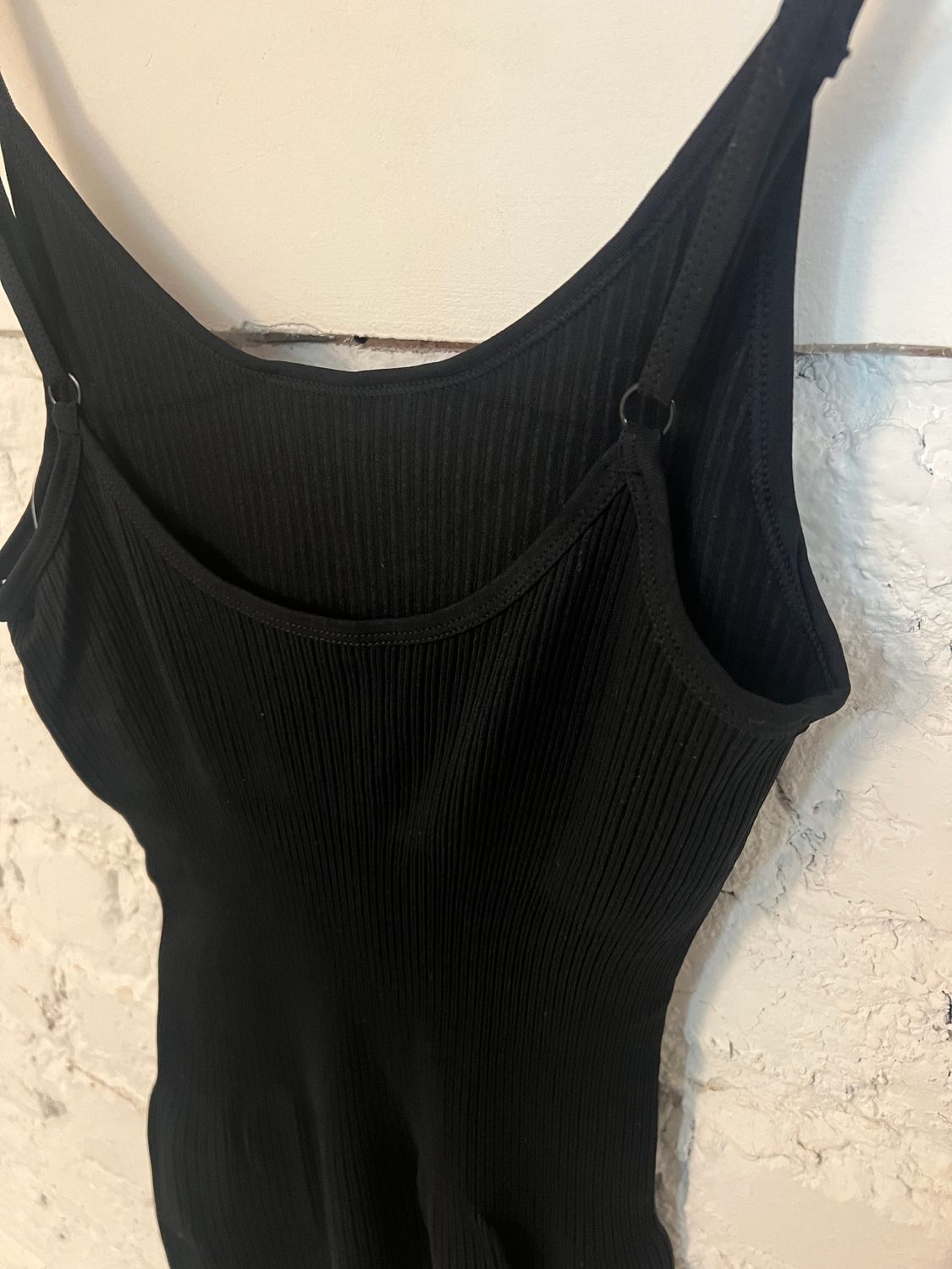 Onesie zwart spaghettibandjes