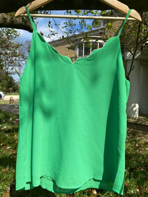 Groene top gouden rand