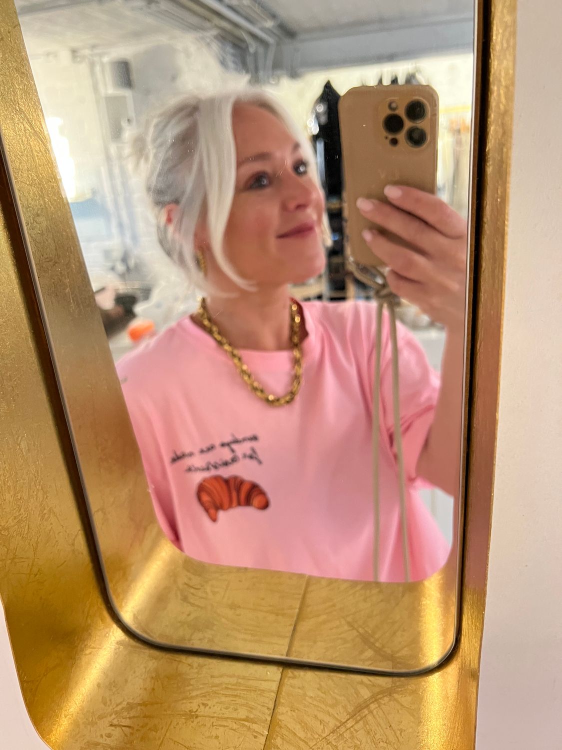 Croissant 🥐 shirtje 🩷 one size