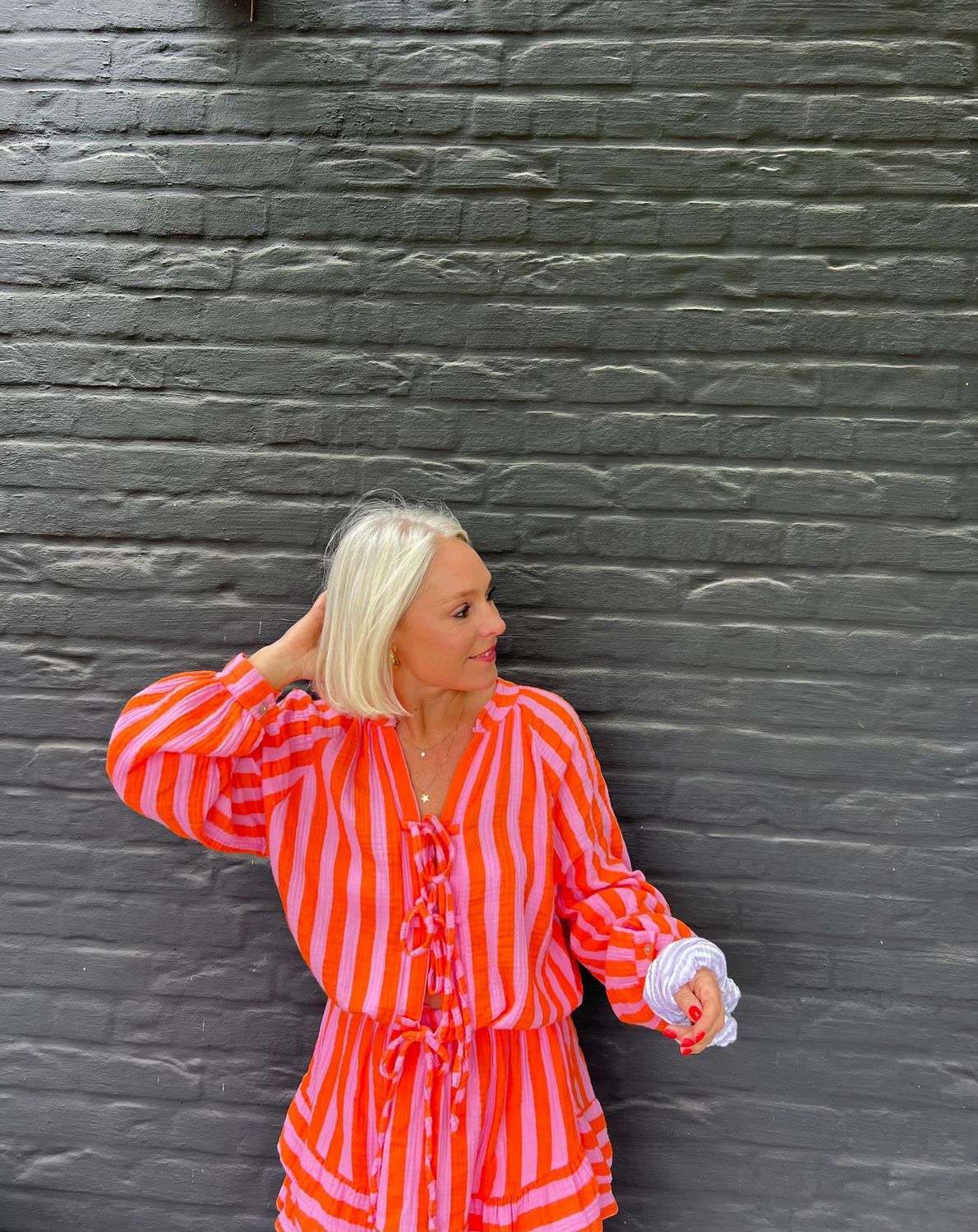 Jumpsuit pink 🩷 orange 🧡 tetra - one size