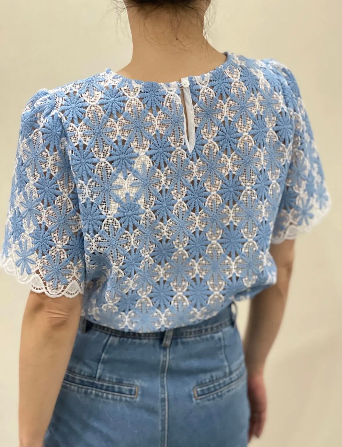 Boho blouse 🩵 light blue