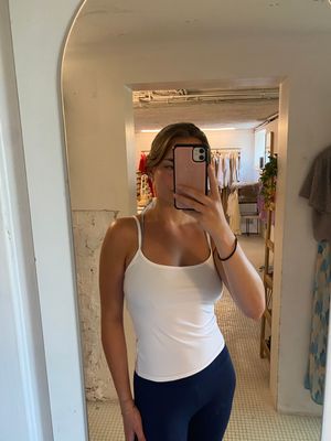 Sport topje wit/grijs