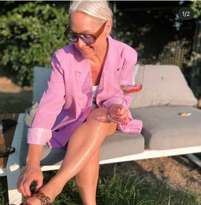 Blazer - oversized model - lila 💜 camel 🤎grijs 🩶 crème 🤍