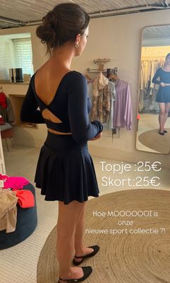 Tennis skort navy 💙