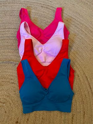 Sport bh’s - lichtroos 🌸- donkerroos 🌺- rood🌹 - turquoise🐬