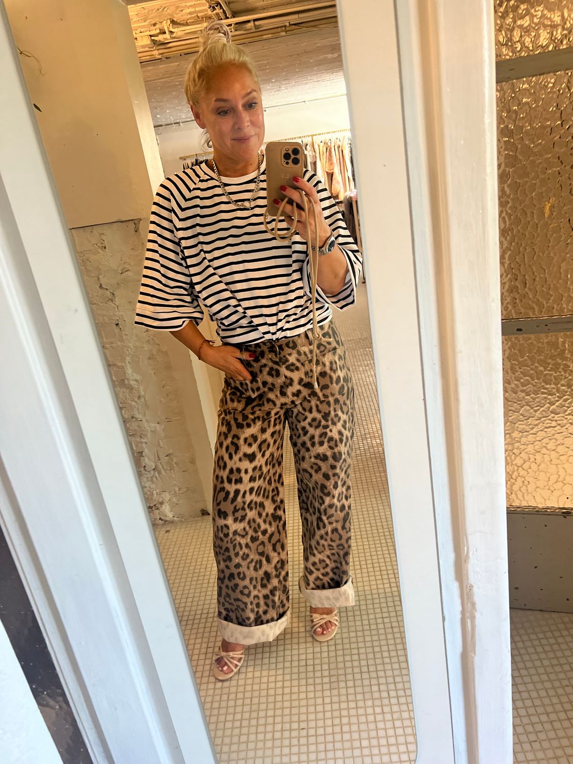 Oversized tshirt met langere mouw - one size
