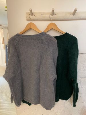 Trui grijs - groen