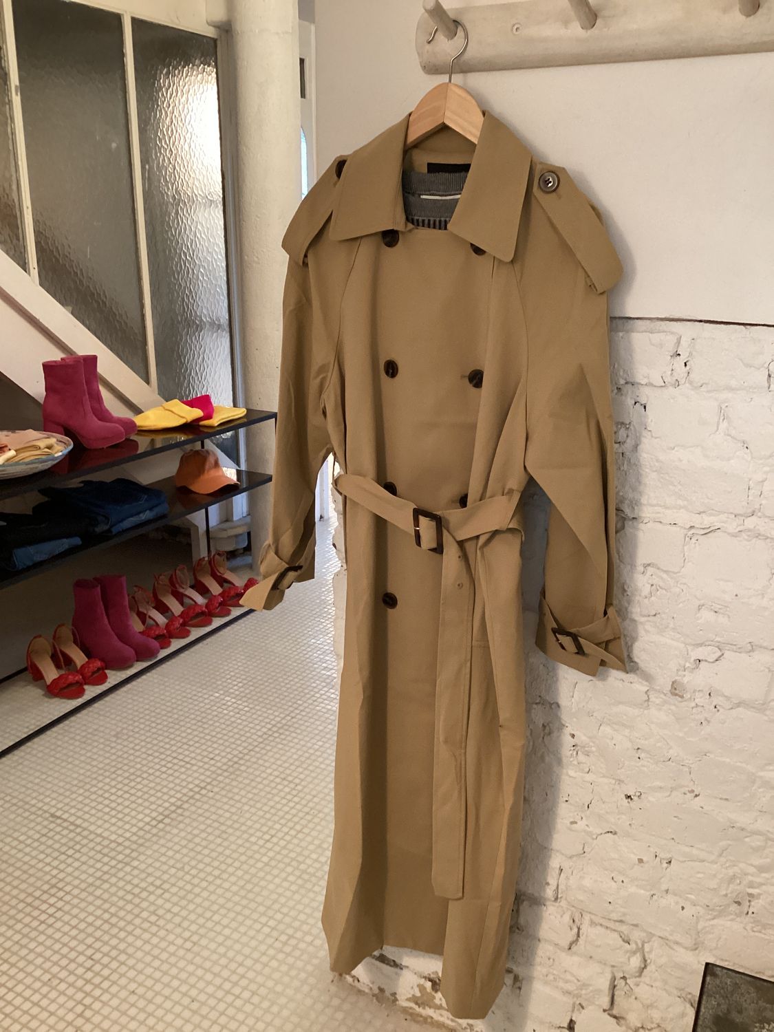 Trench coat beige - riem