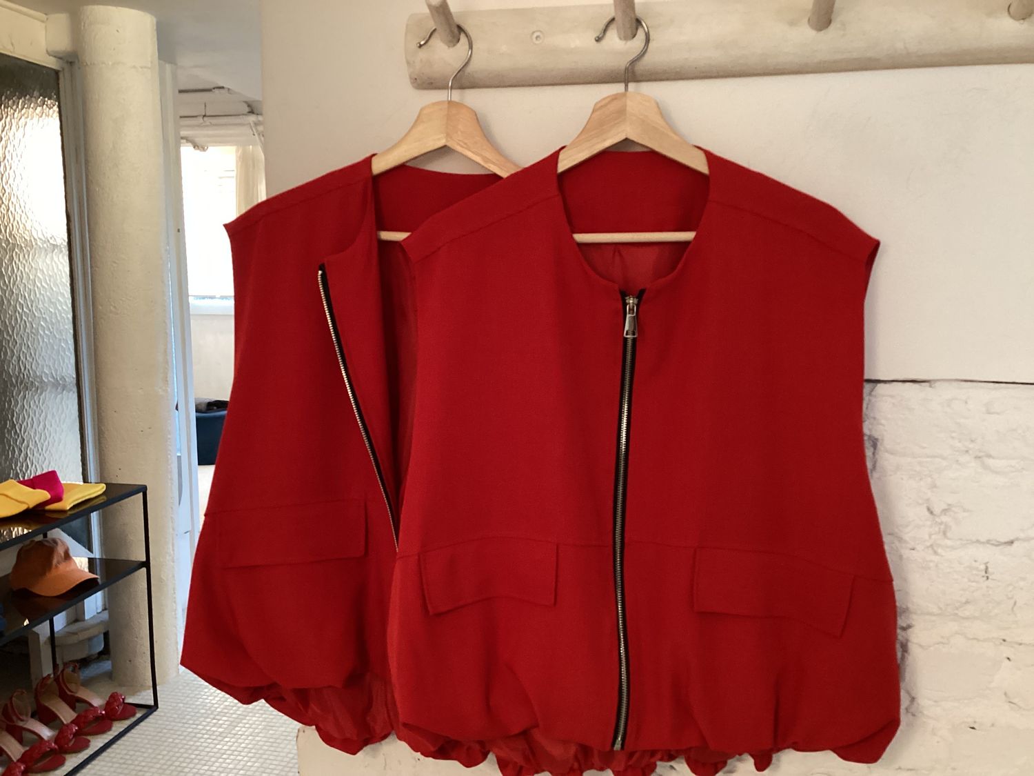 Mouwloze vest met rits TU