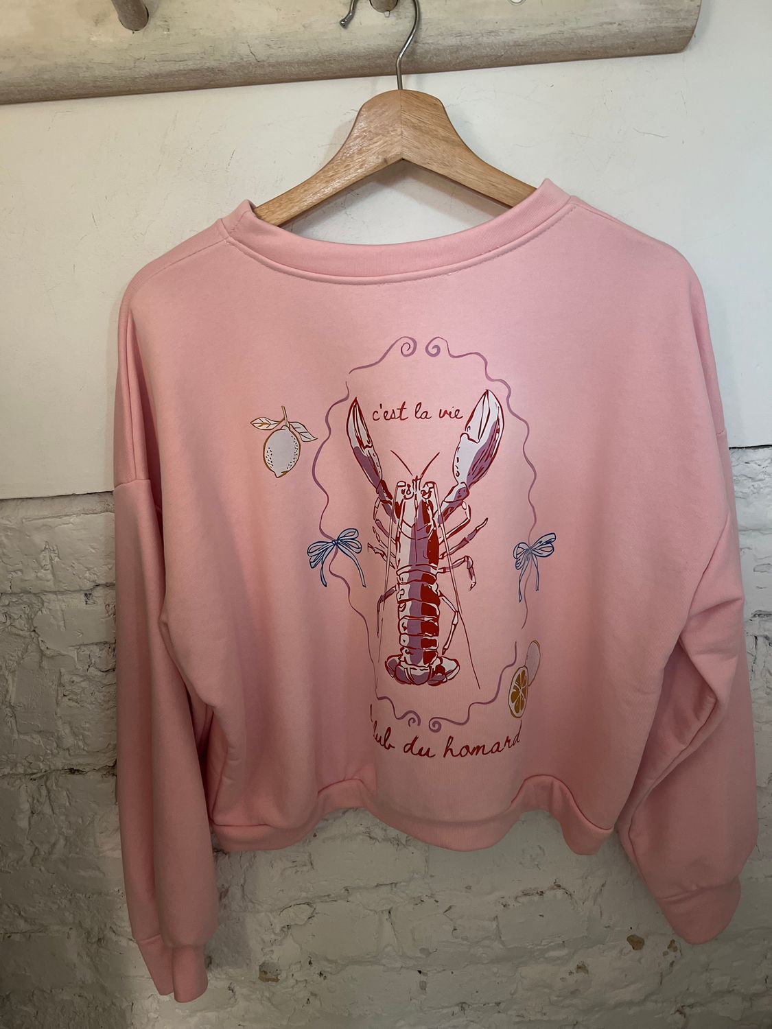 Sweater pink- Le club du homard - one size