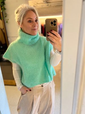 Debardeur met grote kraag - one size