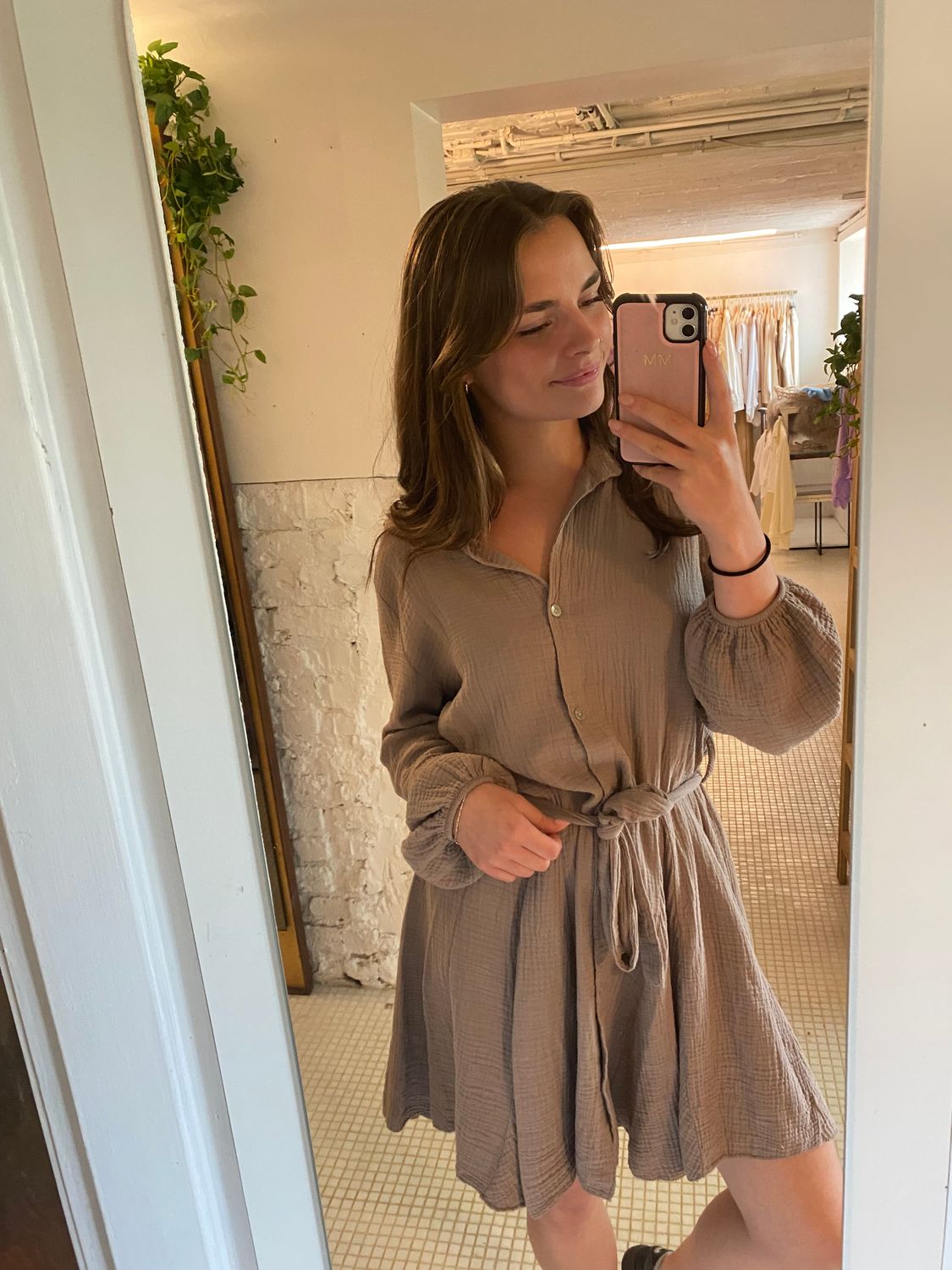 Tetra kleedje kort - One size - bruin 🤎 SALE