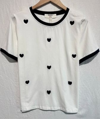 Hartjes t-shirt 🖤 katoen.