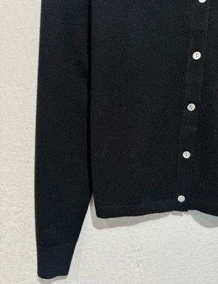 Zwarte Zachte gilet met knopen - geen wol - one size