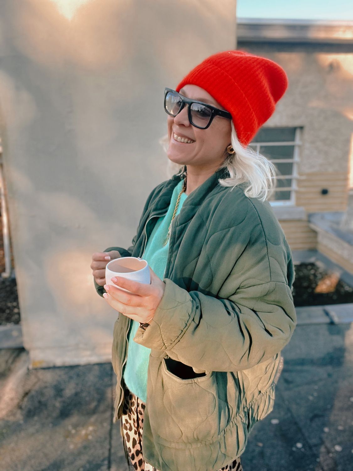 Kaki vest - one size - musthave 🍀