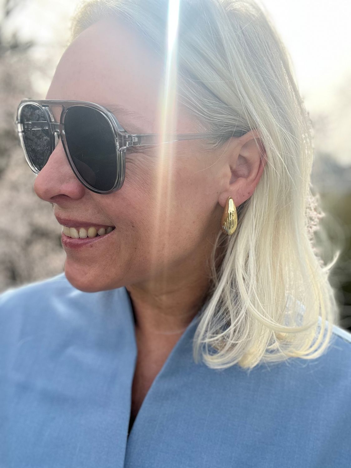 Zonnebril grijs - one size