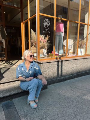 Palmboom hemdje met korte mouwen - one size