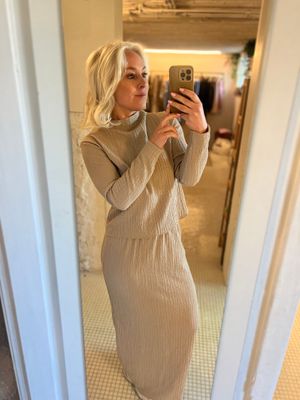 Rok in zachte crepe stof- one size - SALE