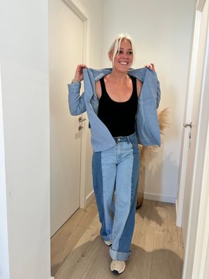 Lichtblauwe blazer - perfect zomerjasje