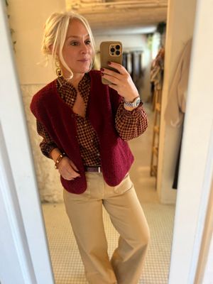 Camel broek - flared model