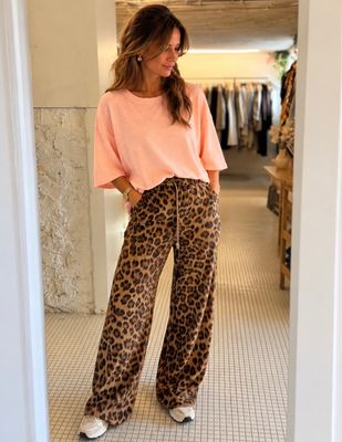 Leopard jogging - one size
