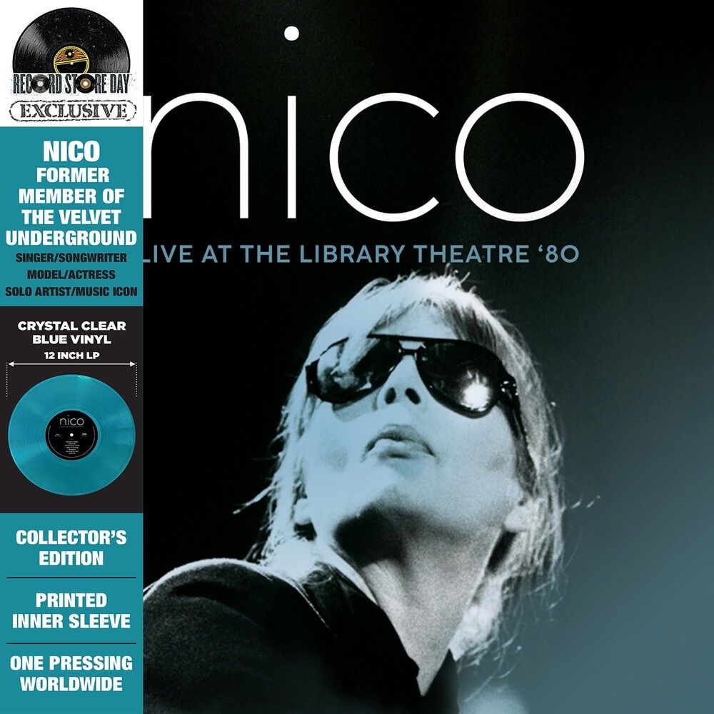 NICO - LIVE AT THE LIBRARY THEATRE &#39;80 (GEKLEURD)
