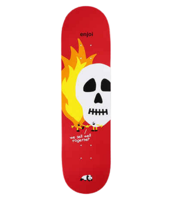 Enjoi Skull and Flames 8.25&quot;
