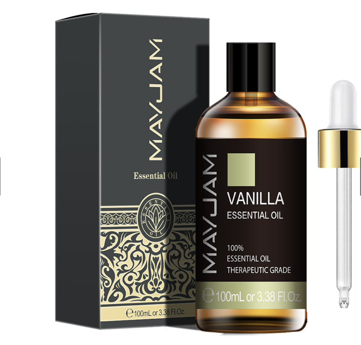 MAYJAM Vanilla Essential Oil 100ML Vanilla Oil for Diffuser Humidifier DIY  Home Wardrobes Vanilla 100 ml (
