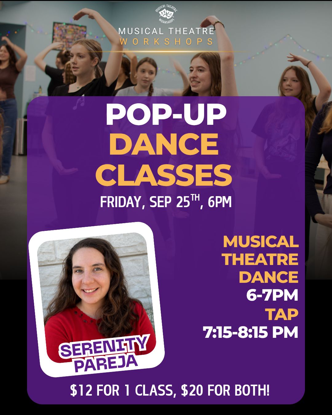 Pop-Up Dance Class with Serenity Pareja Pop-Up Dance Class with Serenity Pareja