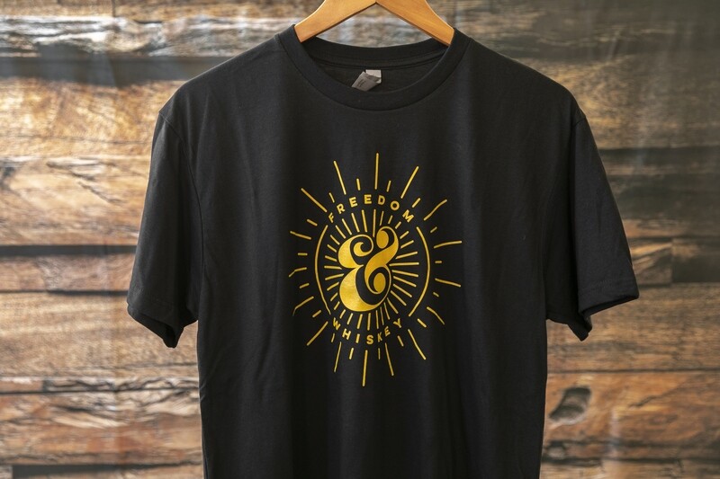 Freedom & Whiskey Black Tee