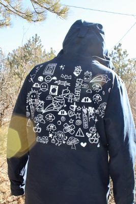 Doodle Winter Windbreaker