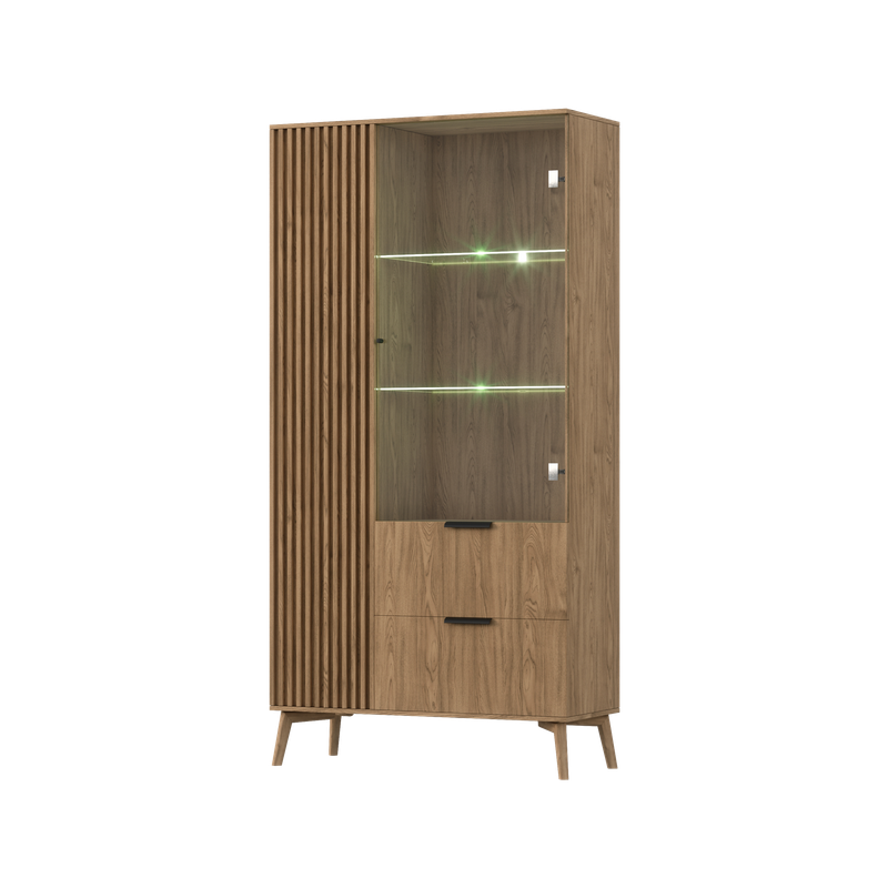 Etan Vitrine mit LED