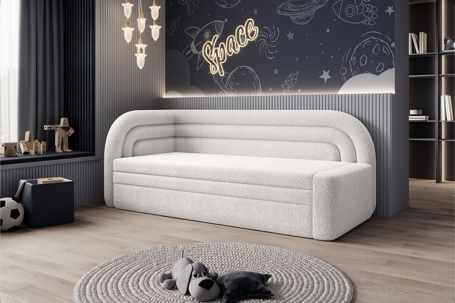 NEU! Sofa Fabi mit Bettkasten & Schlaffunktion