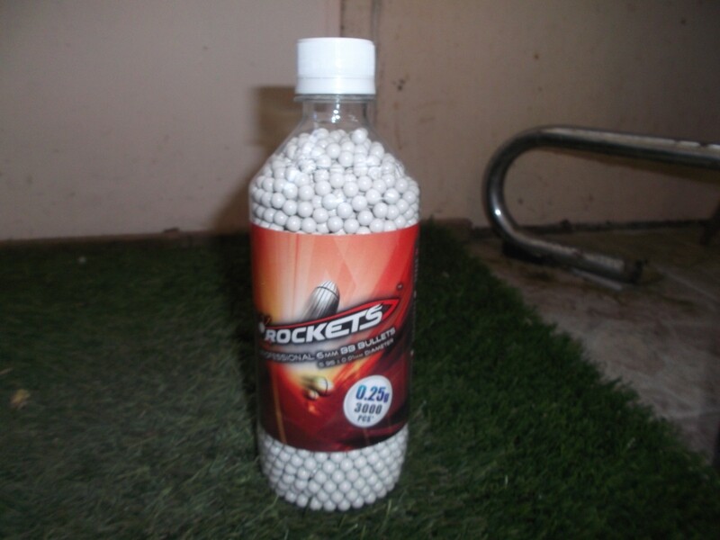  Consumabili Biberon Pallini 6mm lucidati gr.0,25 0,800 kg  3000 pz Rockets professional