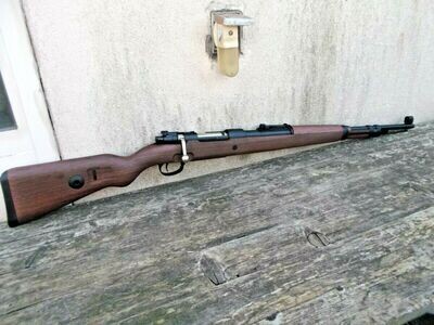 Softair Carabina Mauser kar 98 full metal, legno , ottica,cal.6mm ,24 colpi , .a molla.by SWL