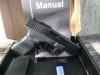 NEW GLOCK 17 COMPACT, by EAST & CRANE, ABS METAL 6.MM.SCARRELLANTE,G.GAS...!