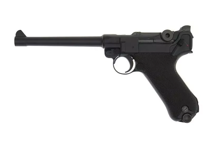 Luger p08 blowback full metal green gas,cal. 6mm. 6 pollici,by WE.