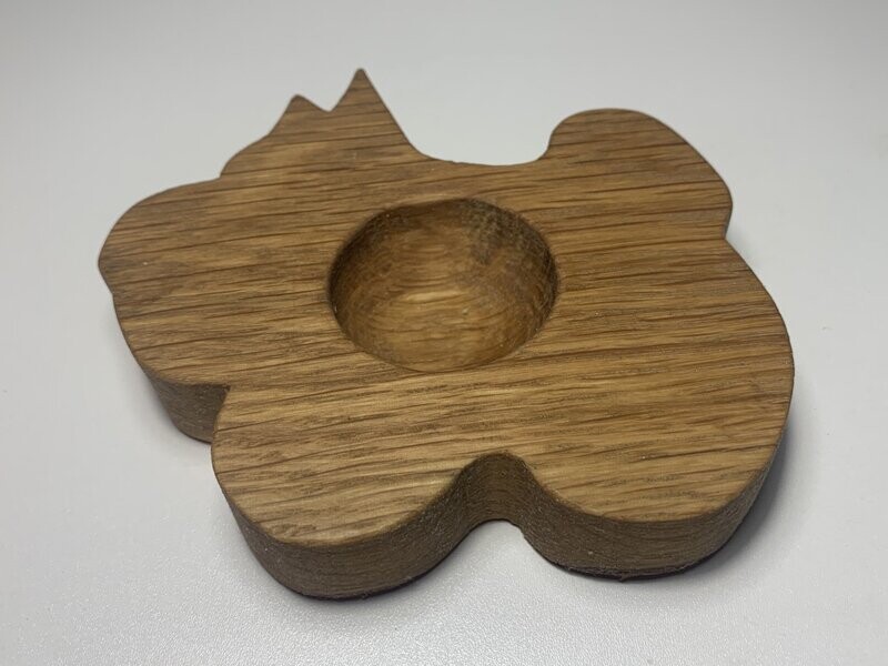 Scottie dog shaped egg cup